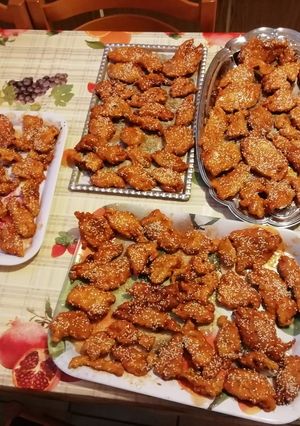 Szezámmagos csirkemell recept fotója