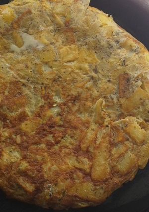Una foto de Tortilla de papa y batata