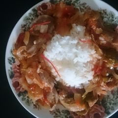 A picture of Chicken sand liver.