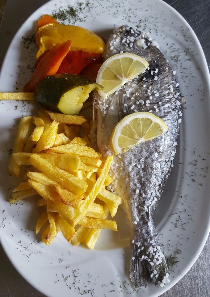 Una foto de Dorada a sal