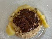 Une photo de bowlcake fromage blanc