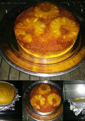 A picture of Pineapple upside down cake.