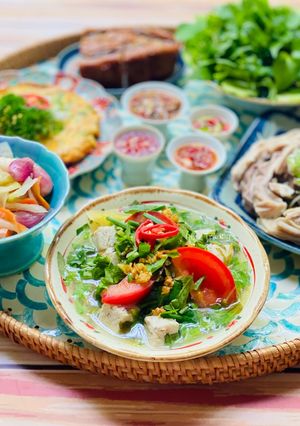 Hình của món Canh Chua Chả Cá.