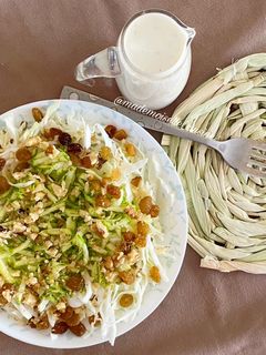 عکسی از دستور سالاد کلم و کدو