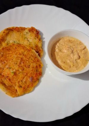 A picture of Poha Uttapam.