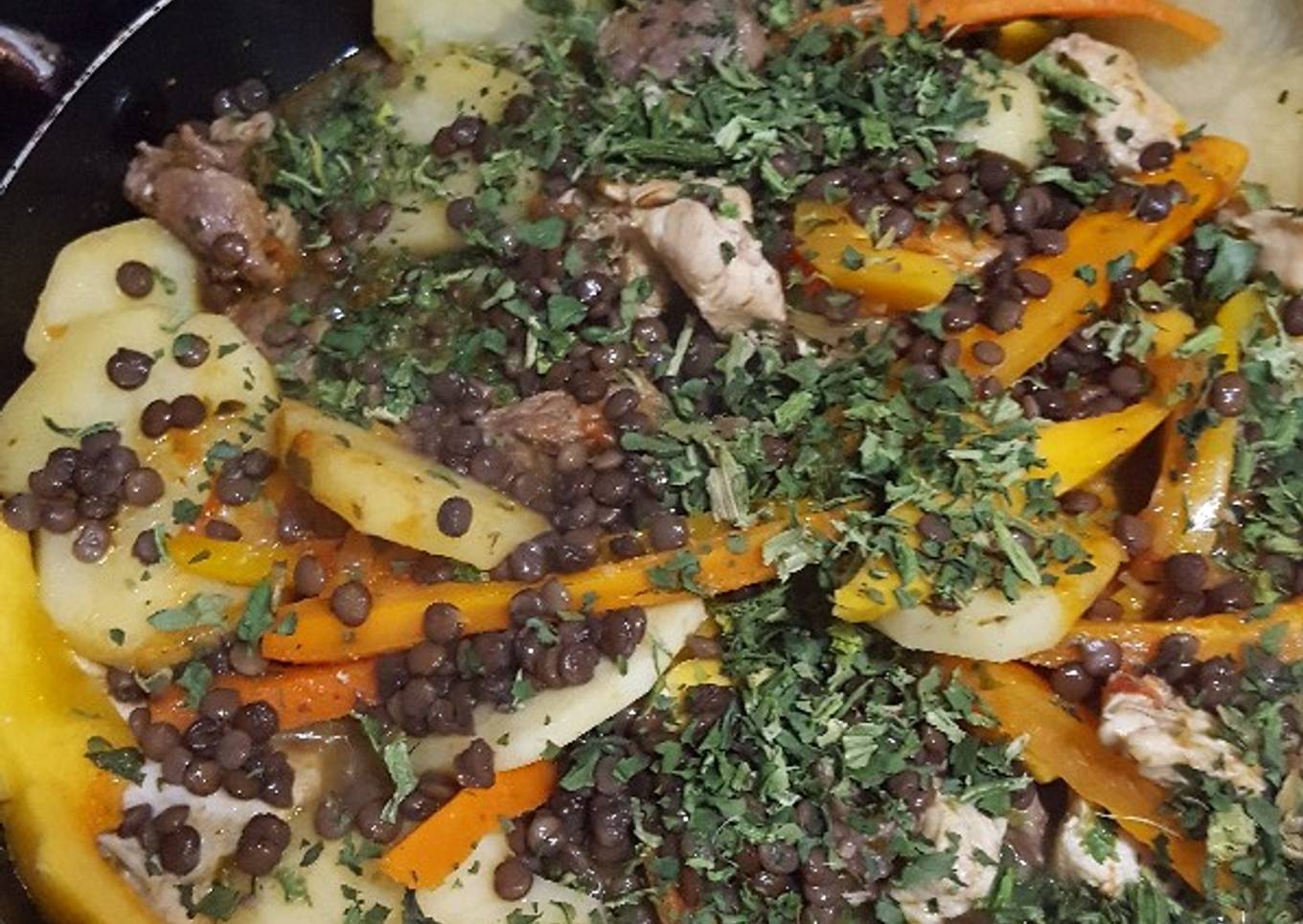 Carnes y verduras a la olla