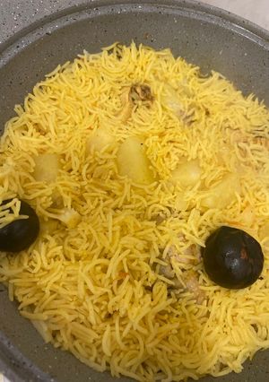 صورة لوصفة كبسة الدجاج