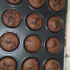 Chocolate cup cakes A picture of Chocolate cup cakes.
