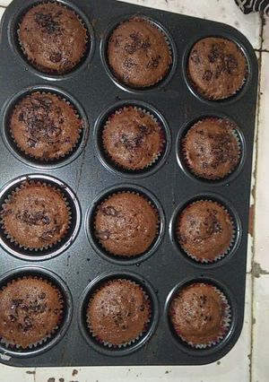 A picture of Chocolate cup cakes.