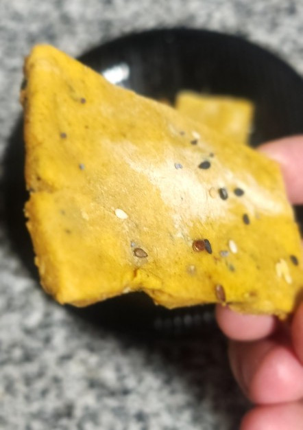 Una foto de Cracker de harina de garbanzo