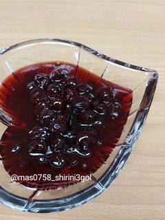 عکسی از دستور مربای آلبالو