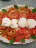 Ensalada de jitomate y burrata