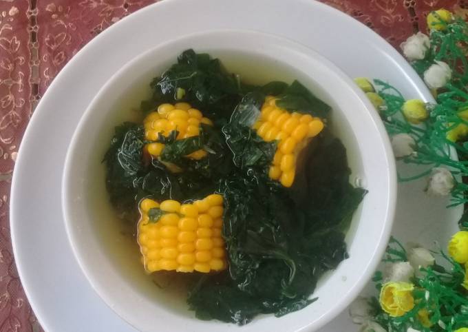 Resep Sayur Bening Daun Katuk Jagung Manis Oleh Ny Indra Cookpad