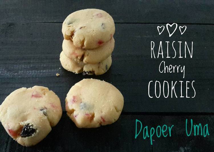 Resep Raisin Cherry cookies Anti Gagal