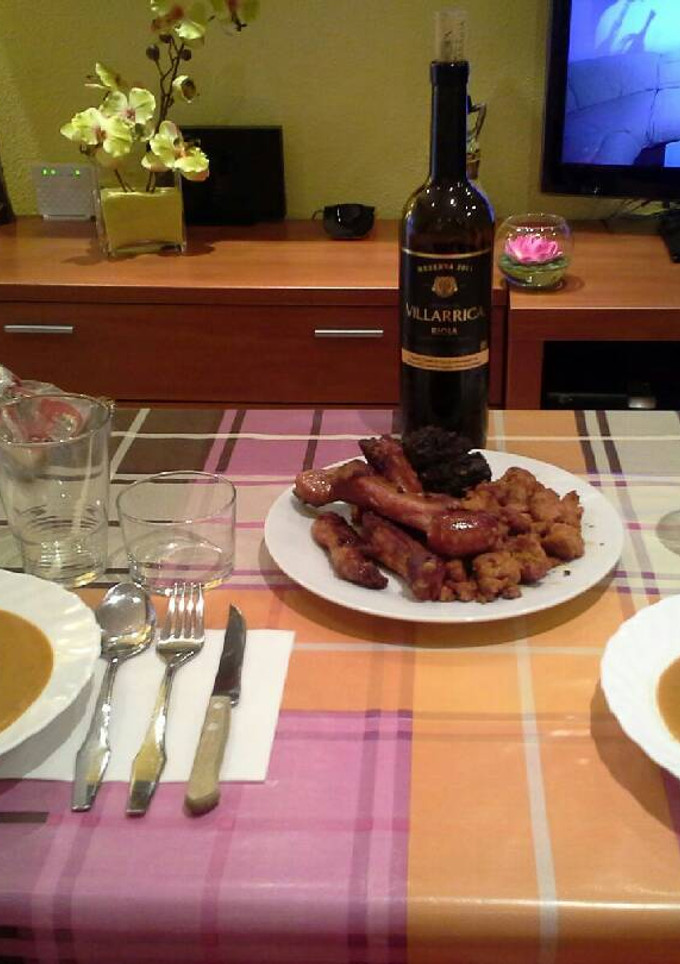 Una foto de Gachas manchegas de harina de almortas