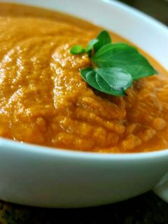 Foto de Sopa Creme de berinjela