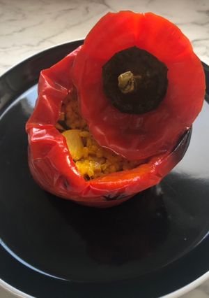 Una foto de Pimientos rellenos de arroz