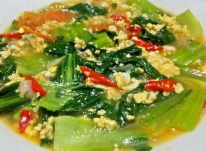 Foto resep Tumis Pakcoy Kuah Telur