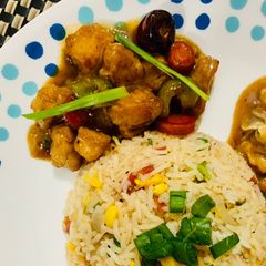 Kung Pao chicken A picture of Kung Pao chicken.