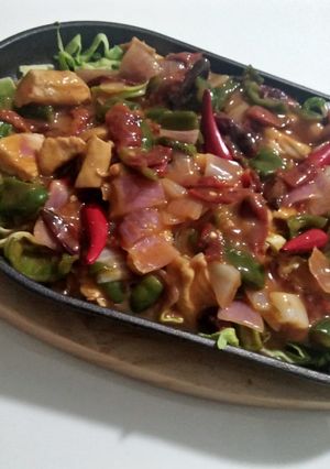 A picture of Chicken shaslik.
