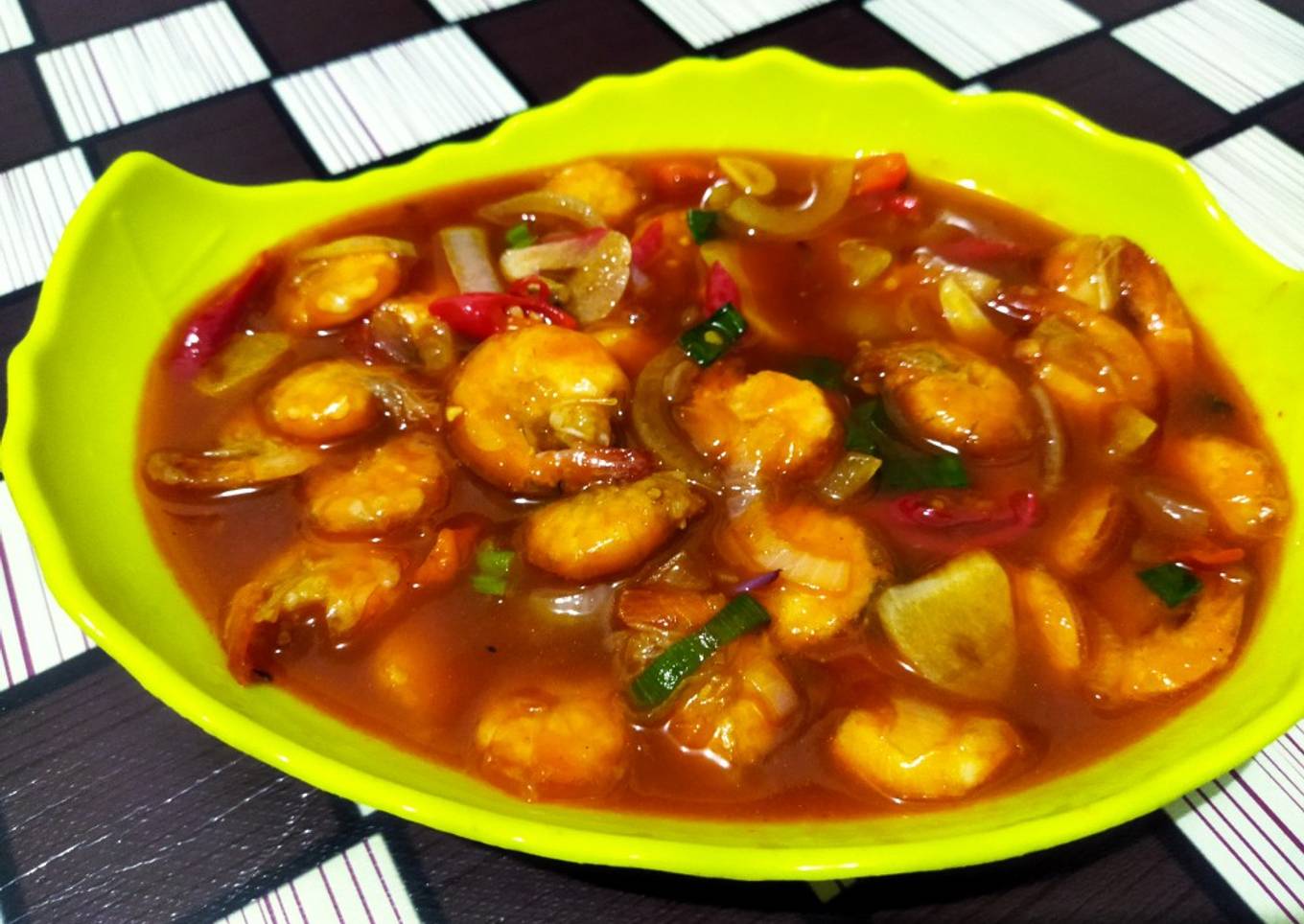 Udang asam manis