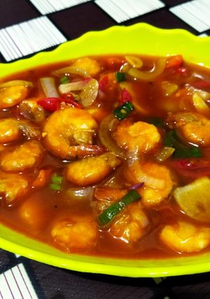 Foto resep Udang asam manis