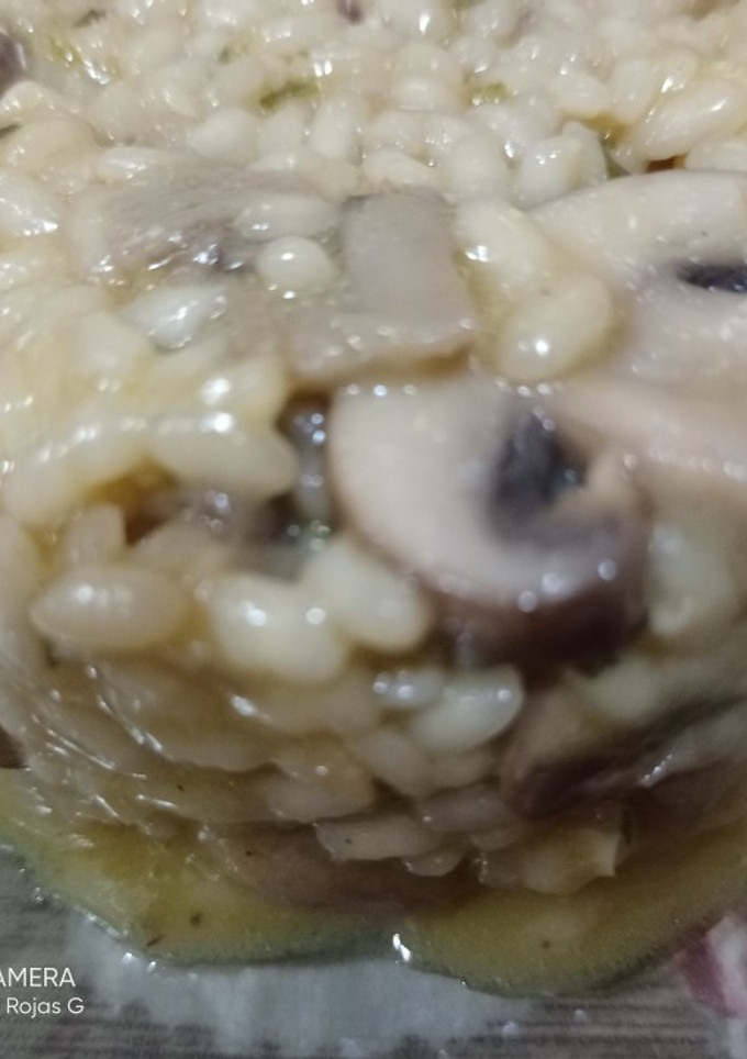 Una foto de Risotto de setas