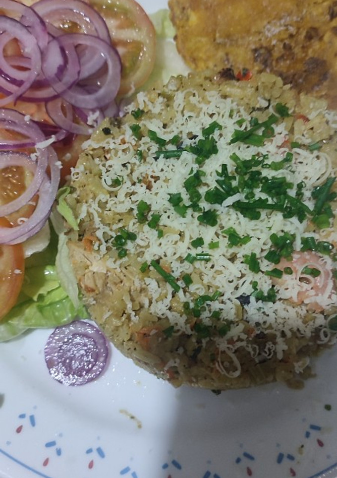 Una foto de Arroz cremoso mixto
