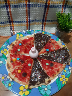 Foto resep Sweeties Yoghurt Pizza : Teflon