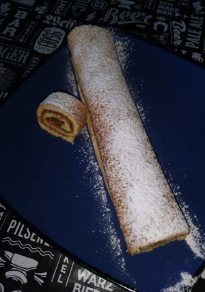 Una foto de Pionono de dulce de leche