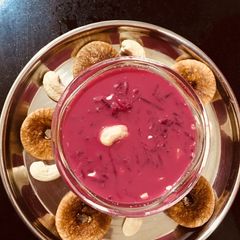 A picture of Beetroot kheer.