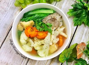 Hình của món Canh Thập Cẩm Chay.