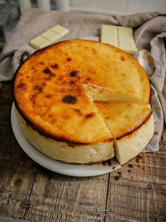 Foto principal de Tarta de queso y chocolate blanco 🤍