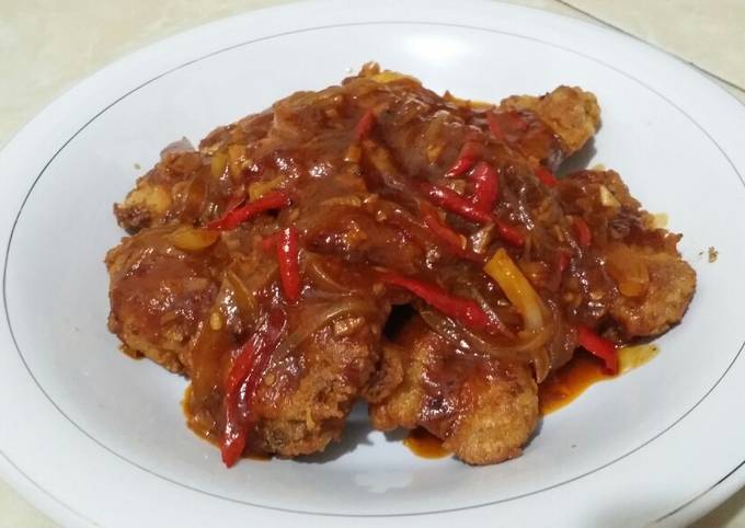 Resep Ikan Kakap Krispi Saos Manis Pedas Oleh Julie Julia Cookpad