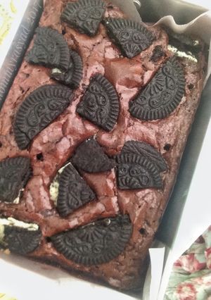 Foto resep Brownies fudgy with oreo