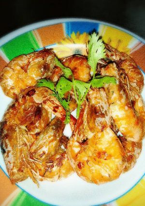 รูปของ กุ้งอบซอส Bar B Q