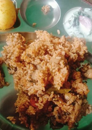 காளான் பிரியாணி(mushroom biryani recipe in tamil) செய்முறை முக்கிய புகைப்படம்
