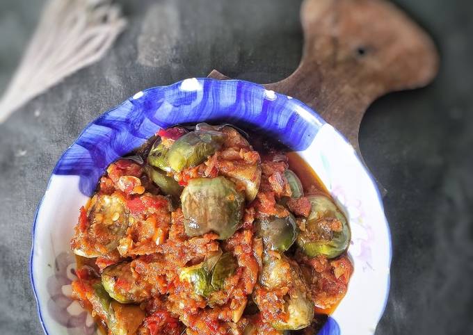 Resep Balado terong yang Lezat Sekali