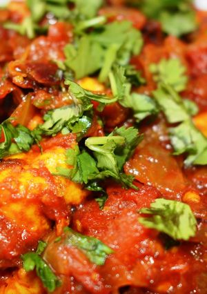A picture of Tawa Paneer Masala (Semi Gravy).