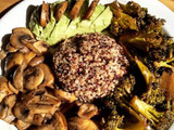 Quinoa con verduras salteadas