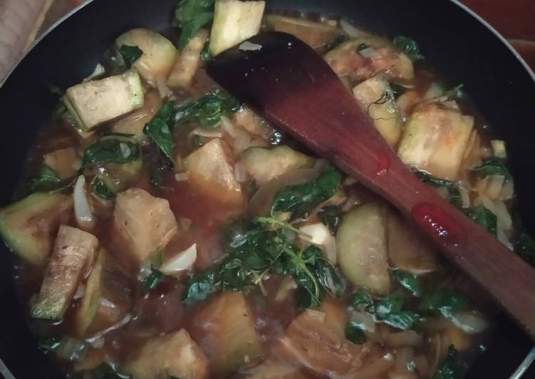 Terong Kemangi Asam Manis Pedas