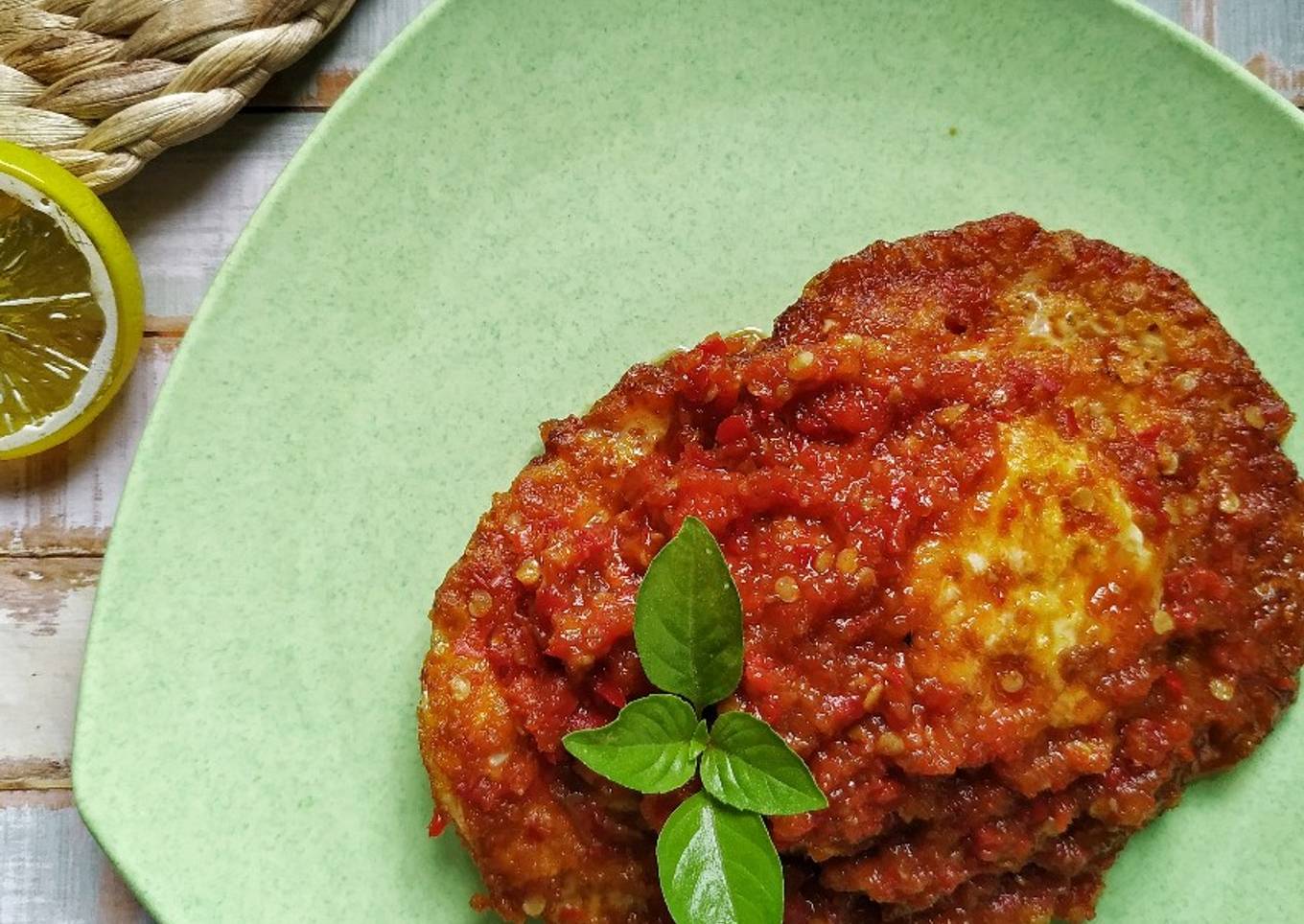 Balado Telur Ceplok