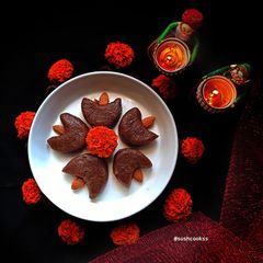 A picture of Choco banana kesari.