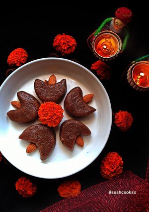 A picture of Choco banana kesari.