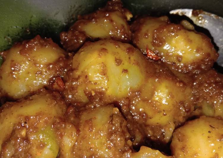 Langkah Mudah untuk Menyiapkan Cilok bumbu kacang (sinti) isi tempe sederhan Ala-ala dapur Leni, Enak Banget