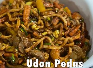 Gambar Udon Pedas Sos Korea Adabi