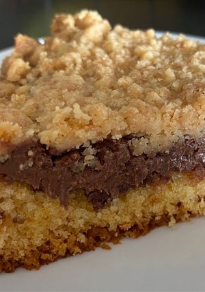 Une photo de Gâteau crumble au nutella