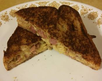 Unique Cuisine Leftover Corned Beef  Cabbage Grilled Sandwich Most Delicious