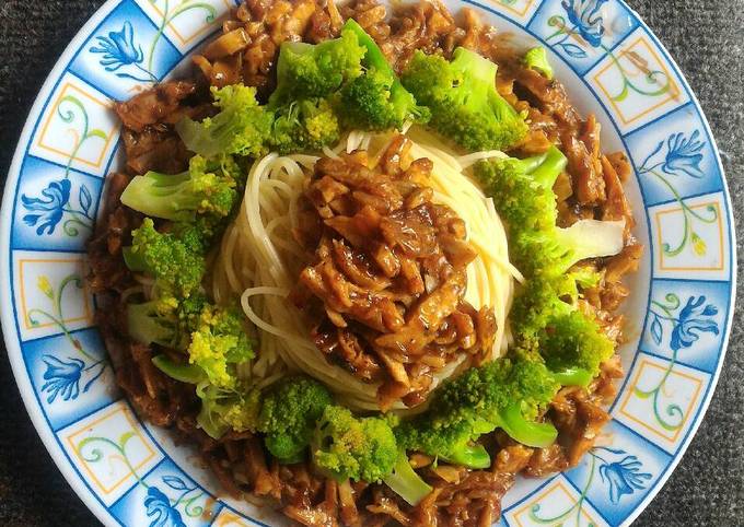 Anti Ribet, Memasak Praktis ! Capellini with barbeque sauce 😆 Ekonomis Untuk Jualan