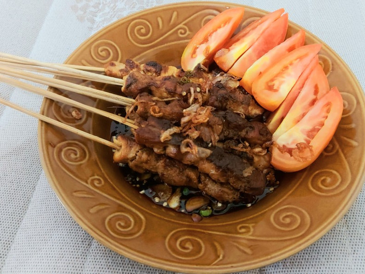  Cara gampang buat Sate Ayam Bumbu Kecap  sempurna